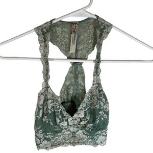 Intimately Free People Lace Racerback Bralette - Green